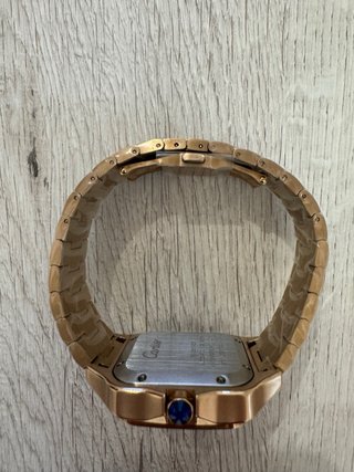Reloj Cartier Santos Oro / Blanco
