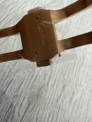 Reloj Cartier Santos Oro / Blanco
