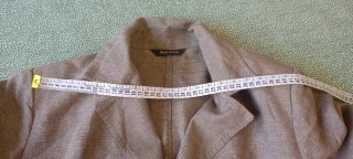Giacca Lino Vintage Marrone Made in Italy