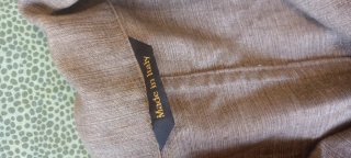 Giacca Lino Vintage Marrone Made in Italy