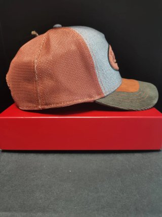 Gorra Von Dutch Gris y Naranja Talla única adulto