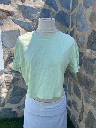 Crop Top Verde Pastel Talla L Lefties