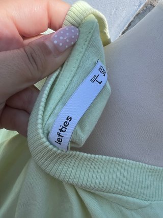 Crop Top Verde Pastel Talla L Lefties
