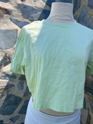 Crop Top Verde Pastel Talla L Lefties