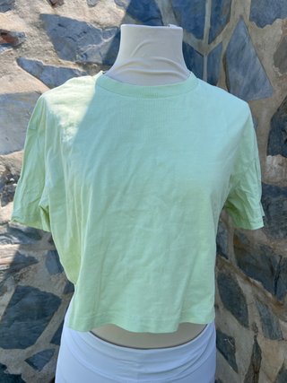 Crop Top Verde Pastel Talla L Lefties