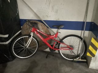 Bicicleta Roja 20 Doble Suspensión