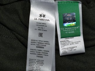 La Martina Jersey Hombre Talla XL Nuevo