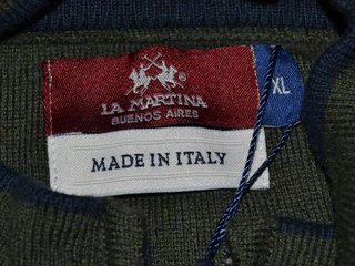 La Martina Jersey Hombre Talla XL Nuevo