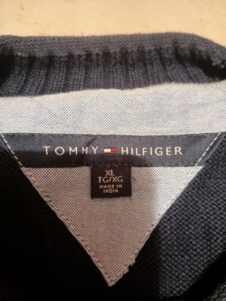 Maglione Tommy Hilfiger Uomo Blu Scuro