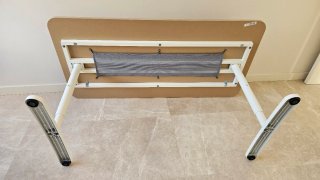 Escritorio Ikea Ajustable Blanco/Madera