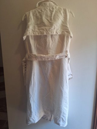 Vestido Adolfo Domínguez Blanco Talla 40