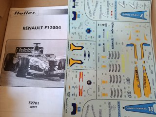 Maqueta Renault F1 R24 Escala 1:18 Heller
