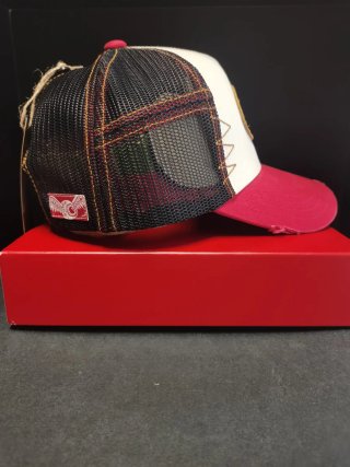 Gorra Von Dutch Roja y Blanca Talla única adulto