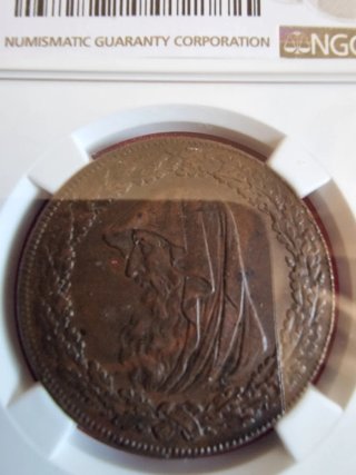 R. DI G. BRETAGNA: Giorgio III 1787 Penny Anglesey