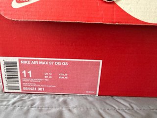 Nike Air Max 97 Silver Bullet 45 EUR 11 USA