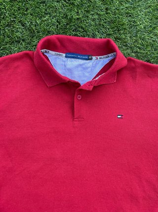 Polo Tommy Hilfiger Rojo Talla XL