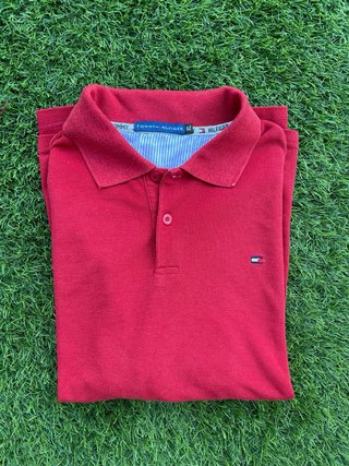 Polo Tommy Hilfiger Rojo Talla XL