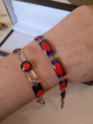Set 2 bracciali anni '60 made in Italy