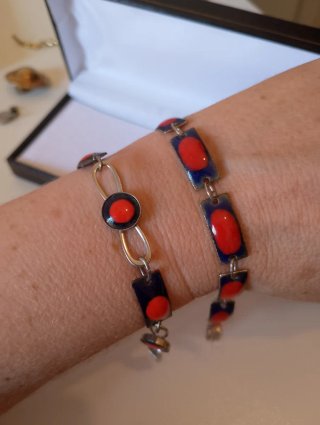 Set 2 bracciali anni '60 made in Italy