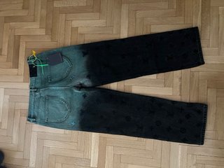 Louis Vuitton Jeans Denim Ombre Teal Nero