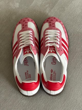 Adidas Samba Corazón Rojo Blanco 39 1/3