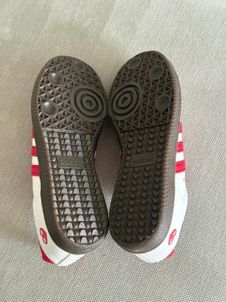 Adidas Samba Corazón Rojo Blanco 39 1/3