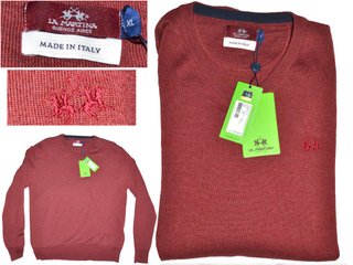 La Martina Jersey Hombre Talla XL Made in Italy