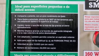 Lijadora Parkside PHS 160 A1