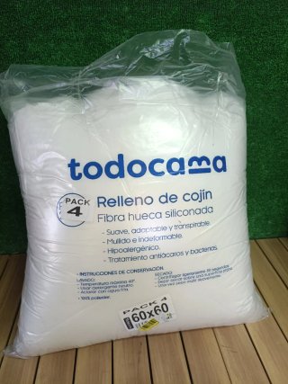 Todocama – Pack 4 Unidades de Relleno de cojín