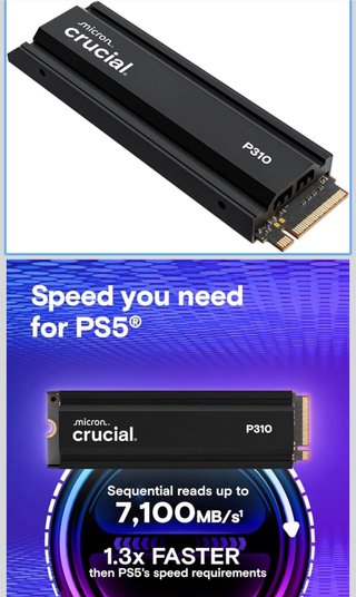 SSD Crucial P310 1TB NVMe PCIe Gen3