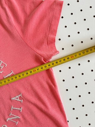 T-shirt Hollister donna rosa taglia L
