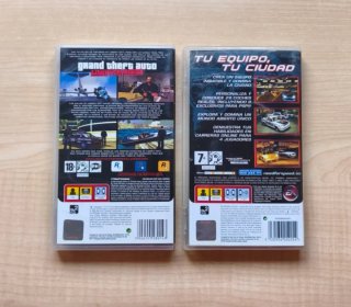 PSP Grand Theft Auto e Need For Speed Carbon