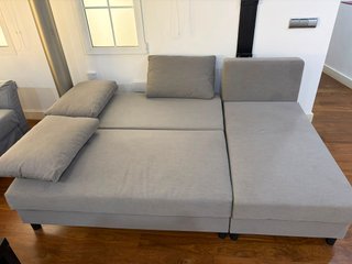Sofá Cama IKEA ÄLVDALEN Gris 3 Plazas