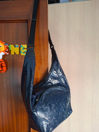 Bolso Tous Azul con Diseño Floral