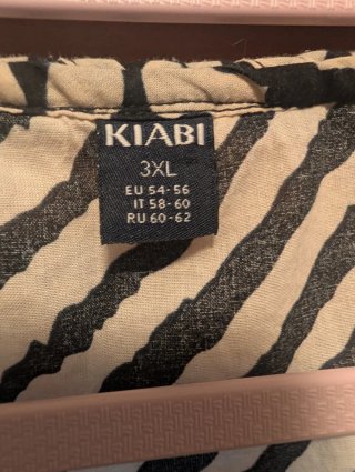 Vestido Kiabi Estampado Cebra
