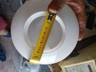 Tulipa para lámpara de ventilador de techo