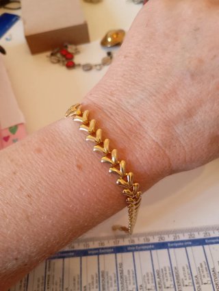 Bracciale vintage color oro