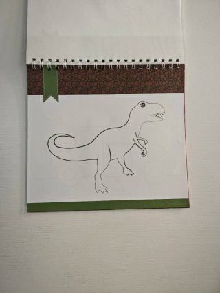 Cuaderno Dinosaurios Plantillas y Pegatinas