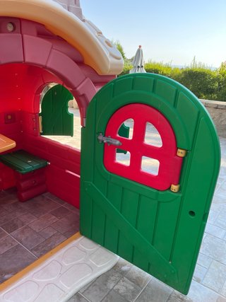 Casita infantil Smoby + Tobogán Feber