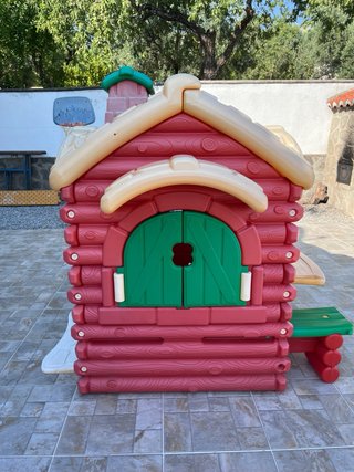 Casita infantil Smoby + Tobogán Feber
