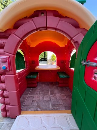 Casita infantil Smoby + Tobogán Feber
