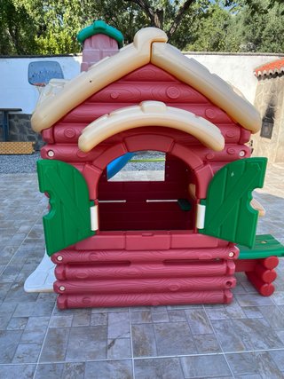 Casita infantil Smoby + Tobogán Feber