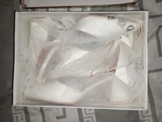 Zapato de tacón Tulipano blanco