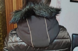 Giubbotto donna tg M marrone e beige