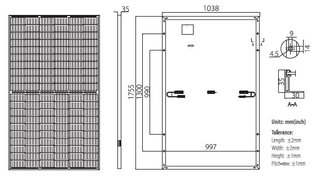 Panel Solar Longi 375W Mono PERC Nuevo