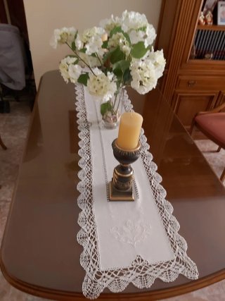 Mesa de comedor extensible grande