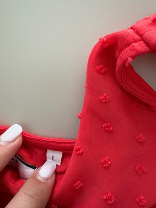 Vestido Naf Naf Rojo Talla L, perfecto estado!