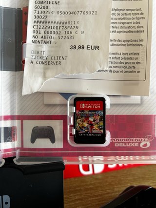 Mario Kart 8 Deluxe Nintendo Switch + manditos