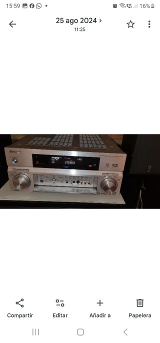 Receptor AV Pioneer THX Surround EX