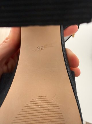 Zapatos tacón plataforma Lefties negros